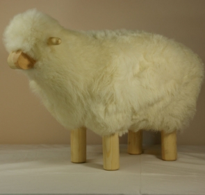 Mouton Déco - H 40cm -  écru