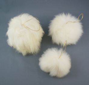 Pompons Déco en Mouton